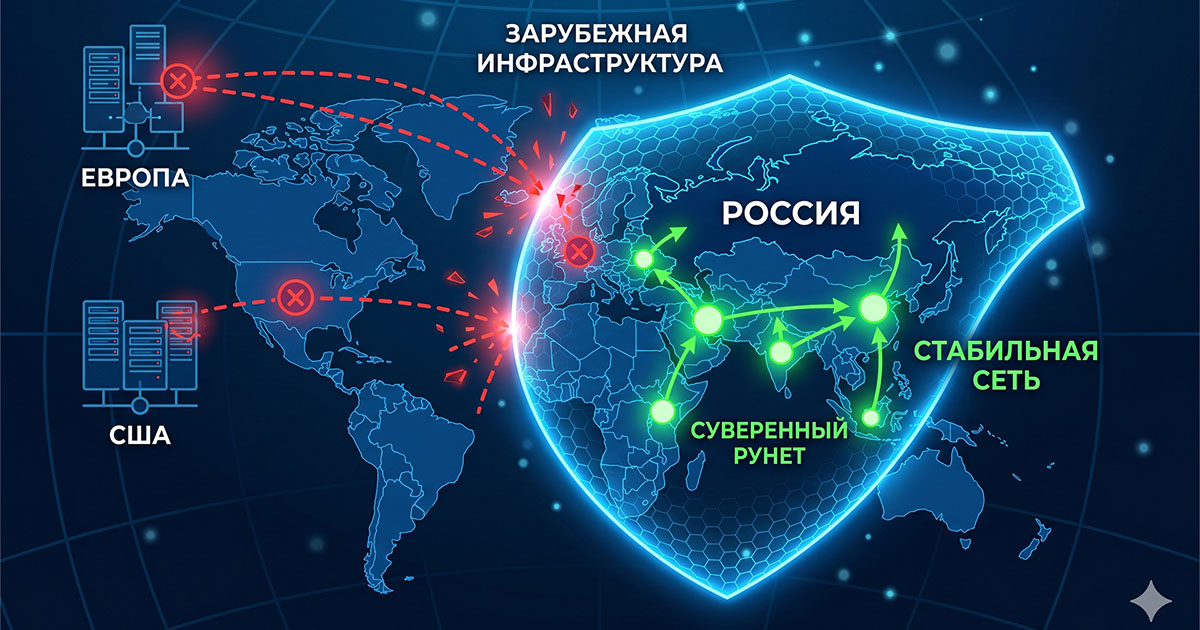 Зарубежный хостинг и ограничения РКН: почему ваш сайт незаметно теряет позиции в Яндексе и Google